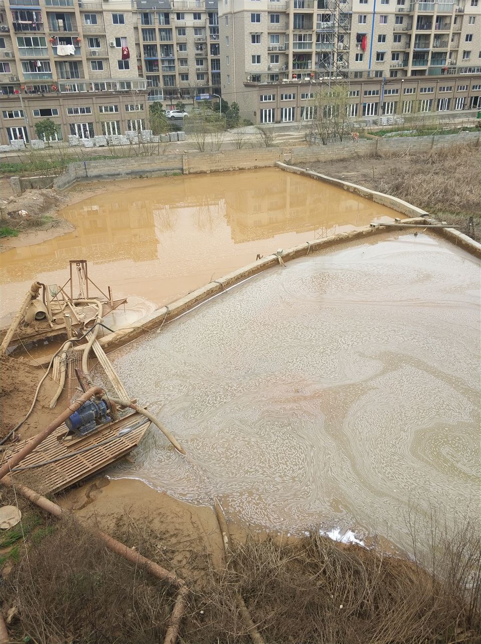 郓城沉淀池淤泥清理-厂区废水池淤泥清淤