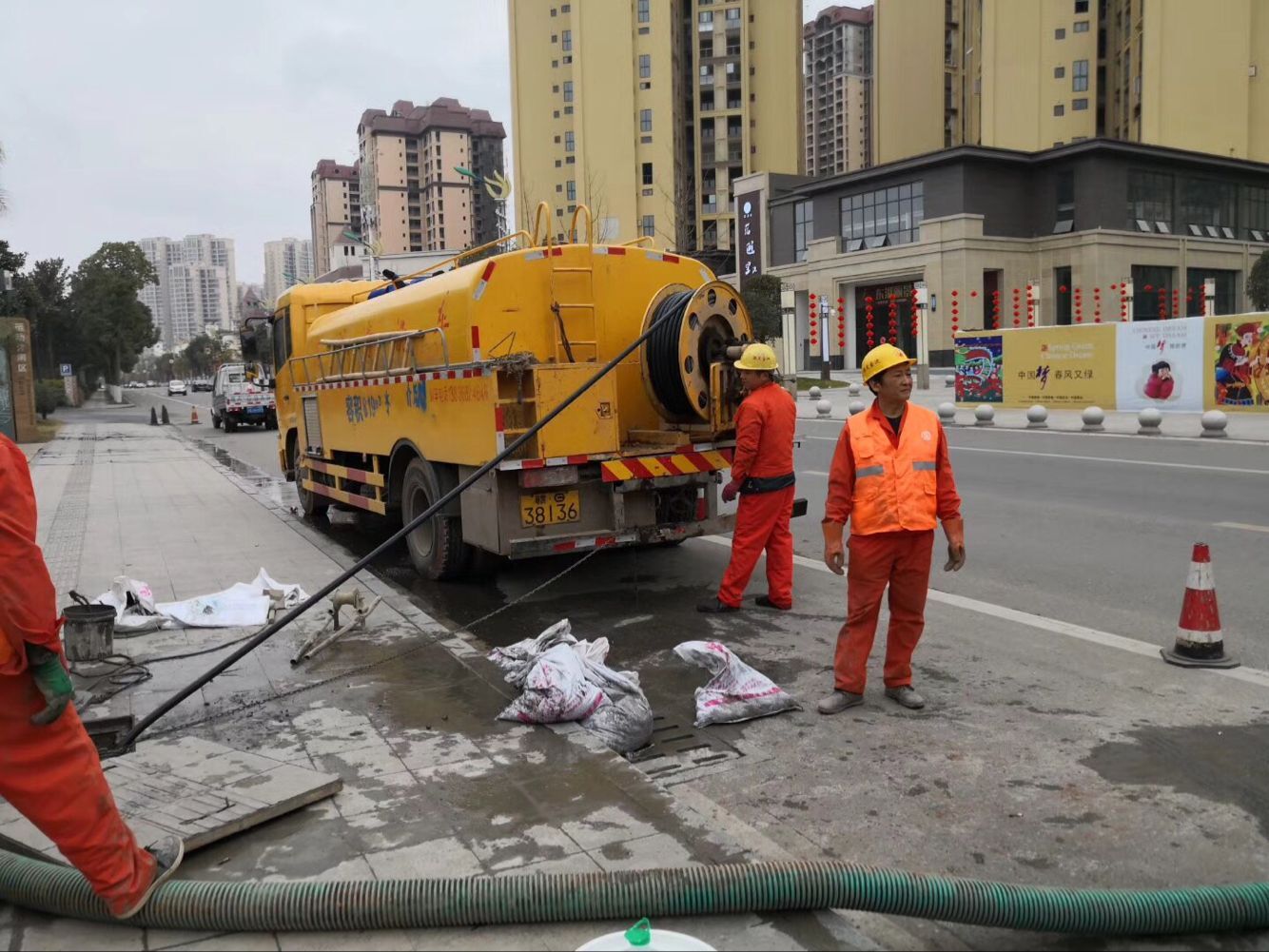 郓城排污管道清淤-管道清洗
